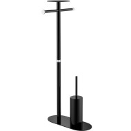 Напольная стойка Boheme Venturo 10953-B-CR Черная Хром