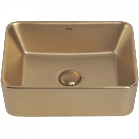 Раковина-чаша Abber Rechteck 40 AC2213MMG Золото матовое Раковина-чаша Abber Rechteck 40 AC2213MMG Золото матовое