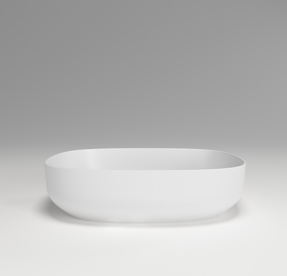 Раковина-чаша Plumberia Selection VELOMA OVAL BO 48x12.5x38 Белая матовая Раковина-чаша Plumberia Selection VELOMA OVAL BO 48x12.5x38 Белая матовая