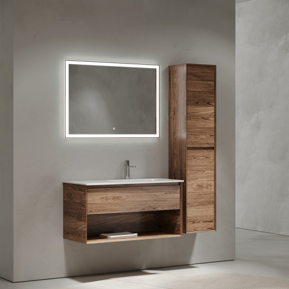 Тумба под раковину Sancos Marmi 1.0 100 R MR1.0100RECH подвесная Дуб чарльстон