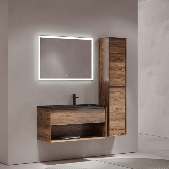 Тумба под раковину Sancos Marmi 1.0 100 R MR1.0100RECH подвесная Дуб чарльстон