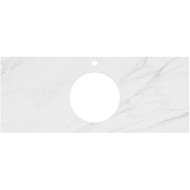 Столешница под раковину Kerama Marazzi Plaza Classic Neo Монте тиберио 120 PL5.SG507120R\120 Белый мрамор