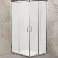 Душевой уголок BelBagno Unique 100х100 UNIQUE-A-2-85/100-M-Cr профиль Хром стекло матовое Душевой уголок BelBagno Unique 100х100 UNIQUE-A-2-85/100-M-Cr профиль Хром стекло матовое