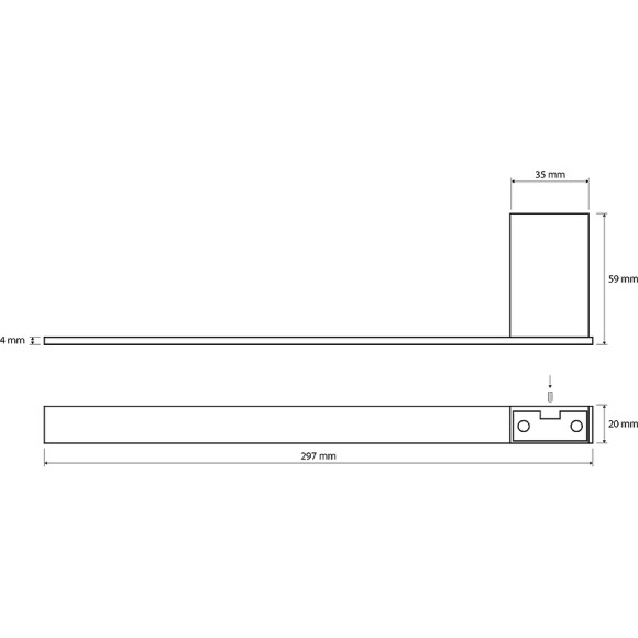 Полотенцедержатель Bemeta Via L 135004044 Хром Полотенцедержатель Bemeta Via L 135004044 Хром
