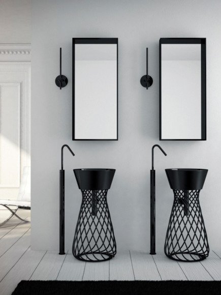 Раковина Artceram Wire 43 WIL001 03 00 Черная Раковина Artceram Wire 43 WIL001 03 00 Черная