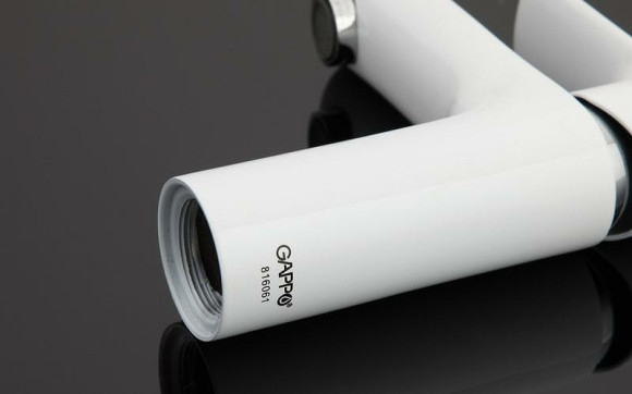 Смеситель для раковины Gappo G48 G1048 Белый Хром Смеситель для раковины Gappo G48 G1048 Белый Хром