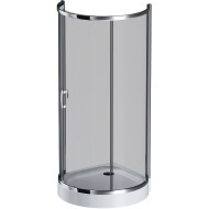 Душевой уголок AM.PM Like Round 95х95 W83G-333-095CG профиль Хром глянцевый стекло тонированное Душевой уголок AM.PM Like Round 95х95 W83G-333-095CG профиль Хром глянцевый стекло тонированное