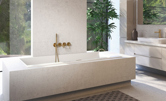 Смеситель для ванны Timo Saona 2314/17YSM Золото матовое