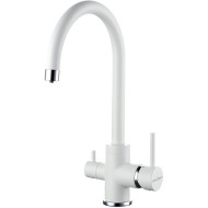 Смеситель для кухни Paulmark Essen Es213211-431 Белый матовый