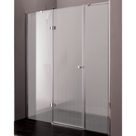 Душевая дверь Cezares Verona 180 L VERONA-W-B-13-60+60/60-P-Cr-L профиль Хром стекло рифленое