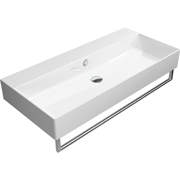 Раковина GSI Kube X 100 9423011 Белая Раковина GSI Kube X 100 9423011 Белая