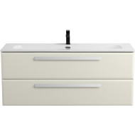 Тумба под раковину Cezares Eco-Cer-N 120 ECO-CER-N-1200-2C-SO-AS-P подвесная Альпака брашированная без ручек