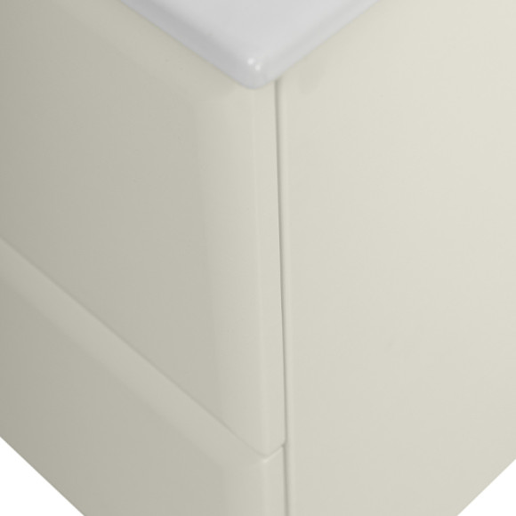 Тумба под раковину Cezares Eco-Cer-N 120 ECO-CER-N-1200-2C-SO-AS-P подвесная Альпака брашированная без ручек