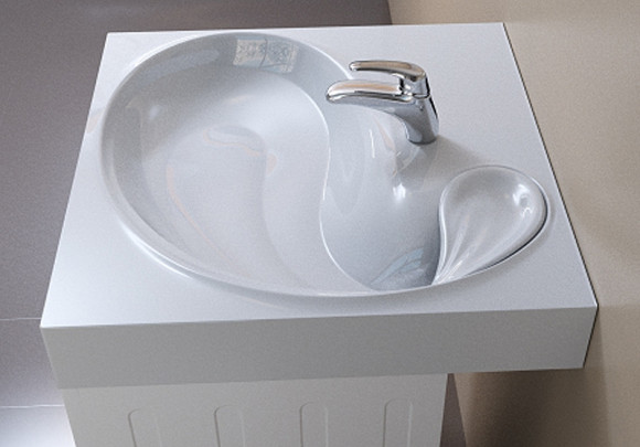 Раковина Azario Soft 61 CS00078299 на стиральную машину Белая Раковина Azario Soft 61 CS00078299 на стиральную машину Белая