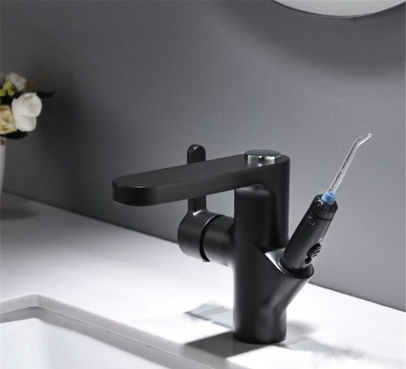 Смеситель для раковины Bronze de Luxe Optima 10188B Черный матовый Смеситель для раковины Bronze de Luxe Optima 10188B Черный матовый