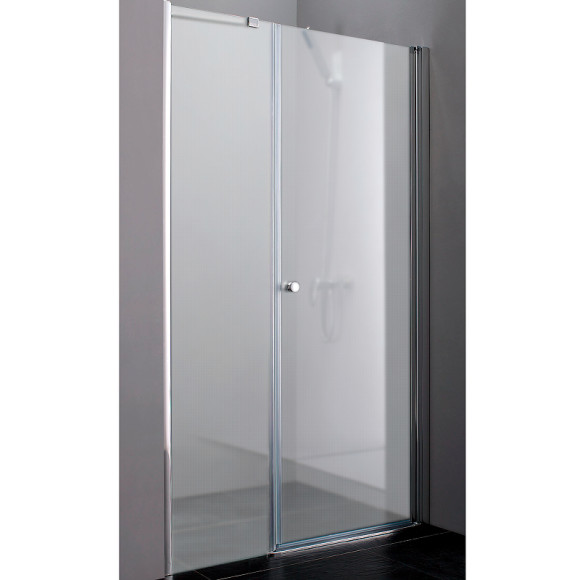 Душевая дверь Cezares Elena 120 R ELENA-W-B-11-60+60-P-Cr-R профиль Хром стекло рифленое