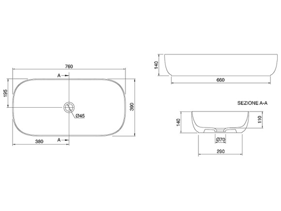 Раковина-чаша Scarabeo Glam 76 1803 Белая Раковина-чаша Scarabeo Glam 76 1803 Белая