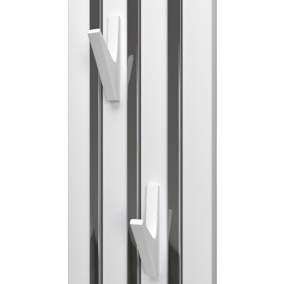 Электрический полотенцесушитель Point Пиано PN19722WC 150x1200 диммер слева Белый Хром