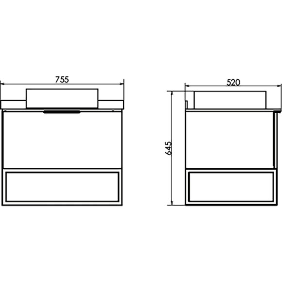 Тумба с раковиной Comforty Порто 75 00-00008926 подвесная Дуб темно-коричневый Тумба с раковиной Comforty Порто 75 00-00008926 подвесная Дуб темно-коричневый