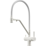 Смеситель для кухни Sancos Dora SC4003MW Белый матовый Белый