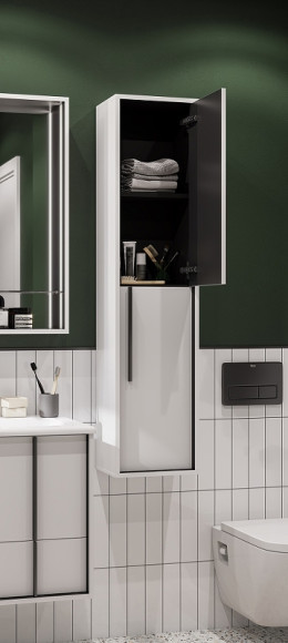 Шкаф пенал Aquaton Ривьера 30 1A239203RVX20 подвесной Белый