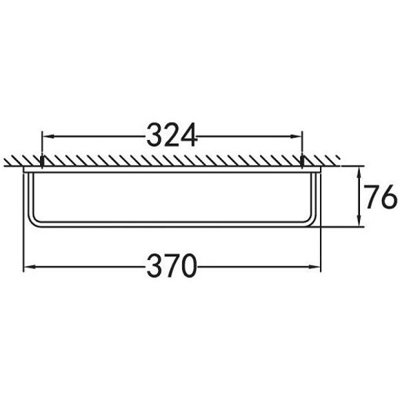 Полотенцедержатель Cezares Maxima CZR-F-8912A Хром