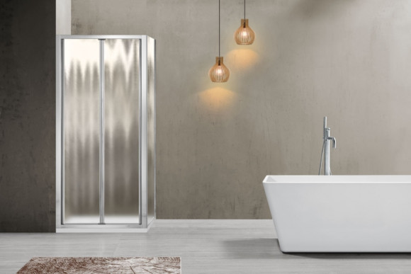 Душевой уголок Vincea Garda 80x80 VSR-1G8080CH профиль Хром стекло шиншилла