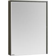 Зеркальный шкаф Aquaton Стоун 60 R 1A231502SXC80 с подсветкой Грецкий орех