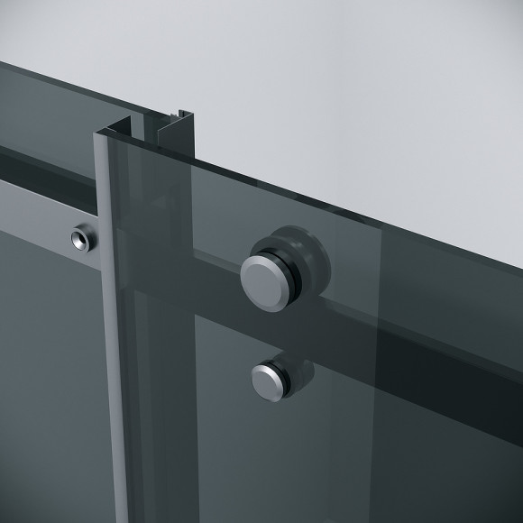 Душевой уголок Grossman Classic 120х70 120.K33.04.1270.21.10 профиль Черный матовый стекло тонированное