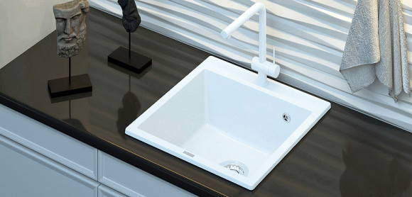 Кухонная мойка Point Арбель 51 PN3001W Белая Кухонная мойка Point Арбель 51 PN3001W Белая