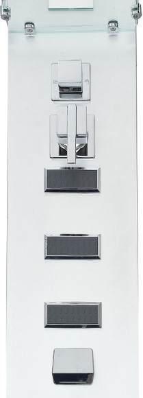 Душевая панель River Guron 08 10000001105 Матовый хром