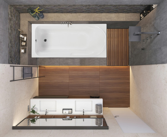 Акриловая ванна Vagnerplast Hera 180x80 без гидромассажа Акриловая ванна Vagnerplast Hera 180x80 без гидромассажа