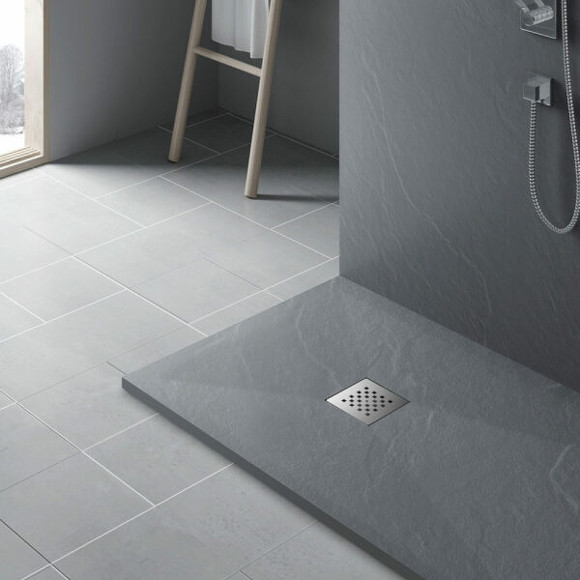 Душевой поддон из искусственного камня Vincea 110x90 VST-4SR9011G Серый Душевой поддон из искусственного камня Vincea 110x90 VST-4SR9011G Серый