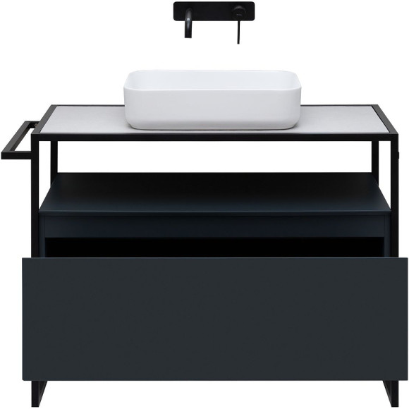 Тумба под раковину Allen Brau Priority 100 1.31003.AM Антрацит матовый Тумба под раковину Allen Brau Priority 100 1.31003.AM Антрацит матовый