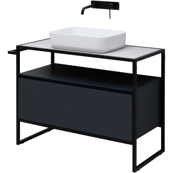 Тумба под раковину Allen Brau Priority 100 1.31003.AM Антрацит матовый Тумба под раковину Allen Brau Priority 100 1.31003.AM Антрацит матовый