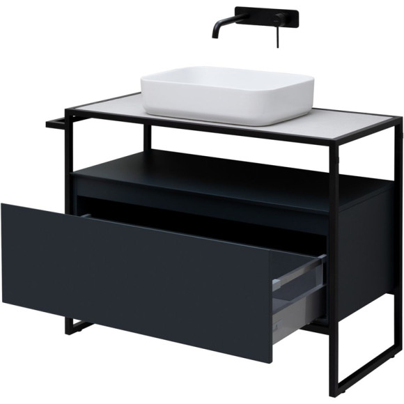 Тумба под раковину Allen Brau Priority 100 1.31003.AM Антрацит матовый Тумба под раковину Allen Brau Priority 100 1.31003.AM Антрацит матовый