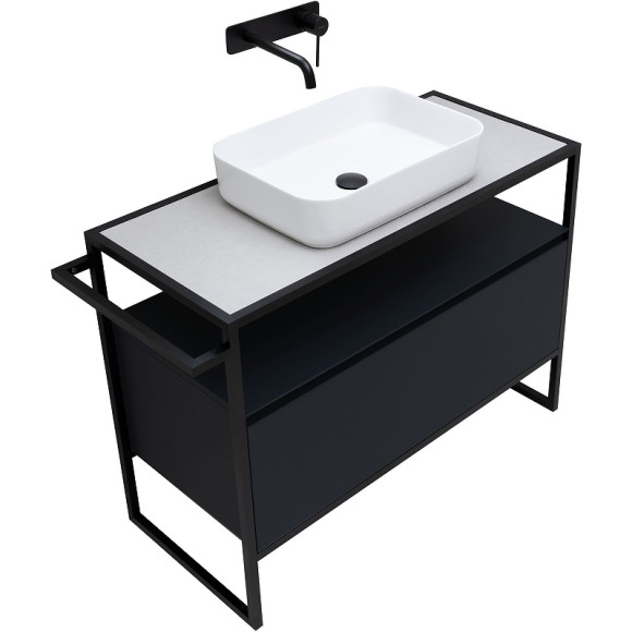 Тумба под раковину Allen Brau Priority 100 1.31003.AM Антрацит матовый Тумба под раковину Allen Brau Priority 100 1.31003.AM Антрацит матовый