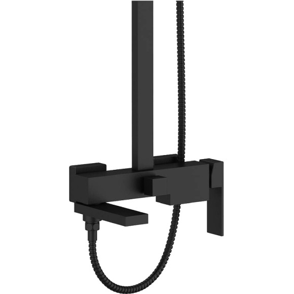 Душевая система Agger Great A2893344 Черная матовая