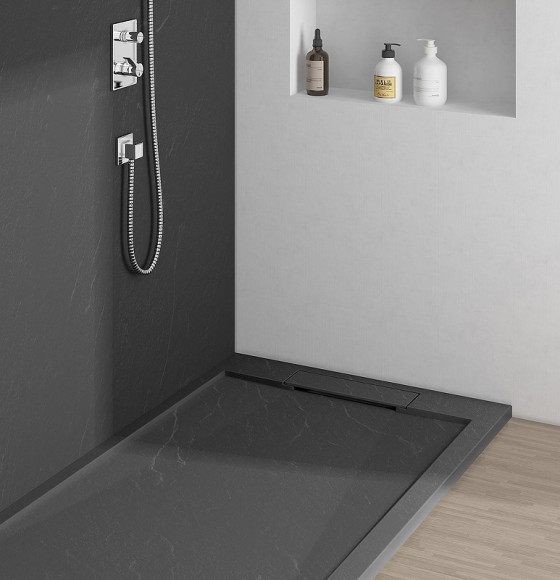 Душевой поддон из искусственного камня Vincea 160x90 VST-4SRL9016A Антрацит Душевой поддон из искусственного камня Vincea 160x90 VST-4SRL9016A Антрацит