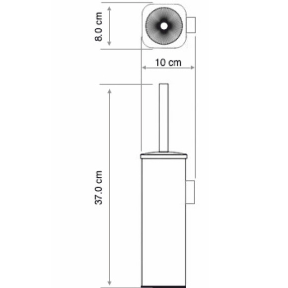 Ершик для унитаза WasserKRAFT K-1167N Никель Ершик для унитаза WasserKRAFT K-1167N Никель
