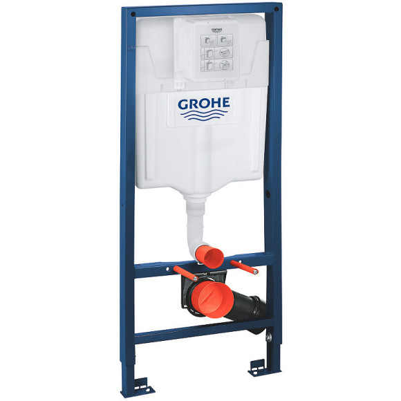 Инсталляция Grohe Rapid SL 38811KF0 для унитаза с Черной матовой клавишей смыва Инсталляция Grohe Rapid SL 38811KF0 для унитаза с Черной матовой клавишей смыва