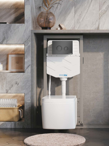 Инсталляция WasserKRAFT Aller 10TLT.010.ME.MB01 для унитаза с Черной матовой клавишей смыва Инсталляция WasserKRAFT Aller 10TLT.010.ME.MB01 для унитаза с Черной матовой клавишей смыва