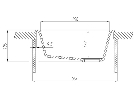Кухонная мойка Aquaton Парма 47 1A713032PM220 Песочная