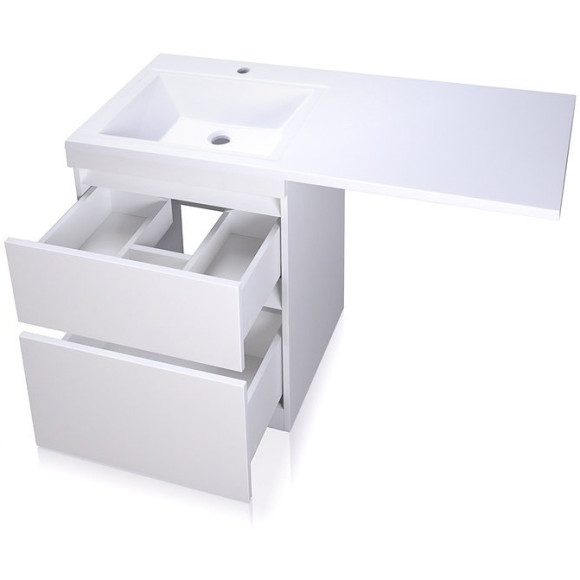 Тумба под раковину Style Line Даллас 120 СС-00000388 Белая Тумба под раковину Style Line Даллас 120 СС-00000388 Белая