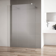 Душевая перегородка Cezares Liberta L-2 140 профиль Хром стекло прозрачное