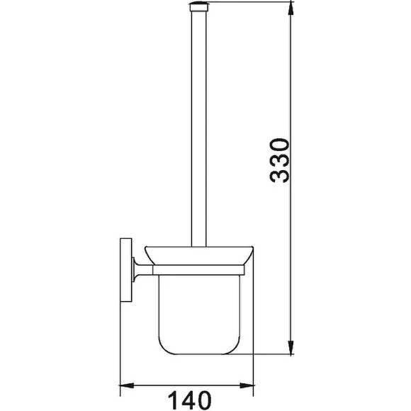 Ершик для унитаза Haiba HB1710 Хром Ершик для унитаза Haiba HB1710 Хром