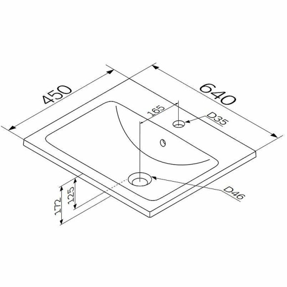 Раковина AM.PM X-Joy 65 M85AWCC0652WG64 Белая Раковина AM.PM X-Joy 65 M85AWCC0652WG64 Белая