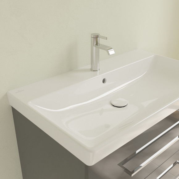 Раковина Villeroy&Boch Avento 80 41568001 Альпийский белый Раковина Villeroy&Boch Avento 80 41568001 Альпийский белый