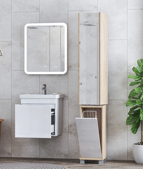 Тумба под раковину Vigo Grani 50 tp.GRI.FOS.50.1Y подвесная Белая