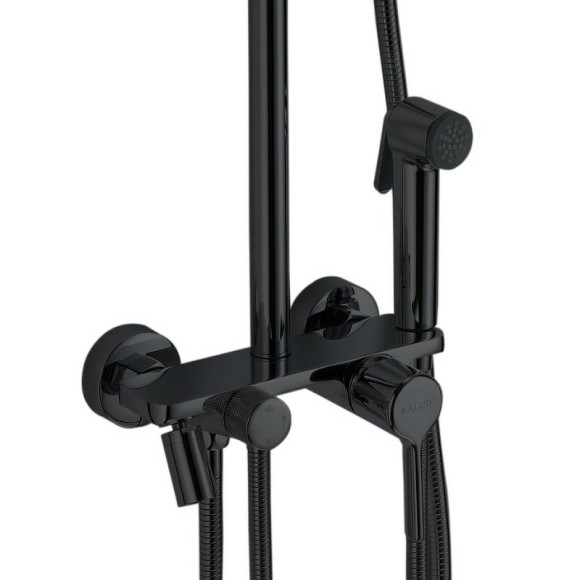 Душевая система Haiba HB24814-7 Черная матовая
